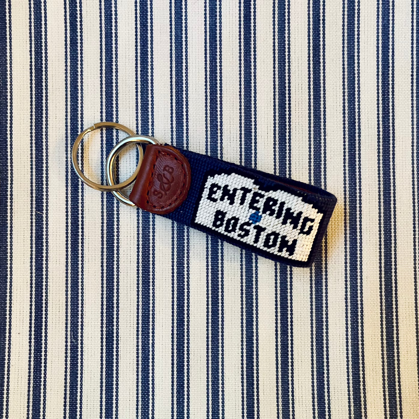 Entering Boston Key Chain